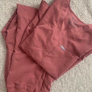 FIGS Scrubs set Mauve Size Medium